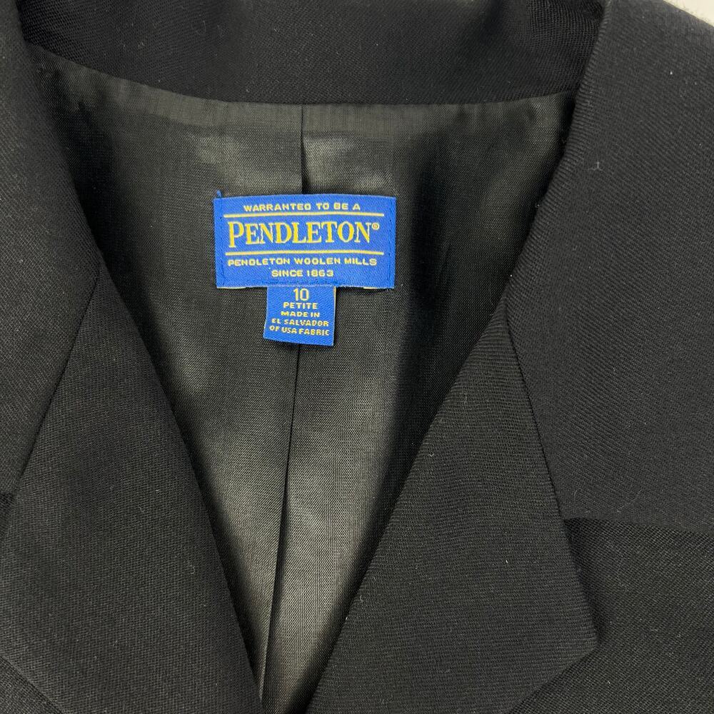 Pendleton 10 Petite Structured Hi Low Notched Col… - image 8